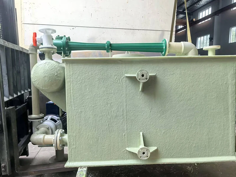 Unidade de vácuo de jato de água horizontal FRP
