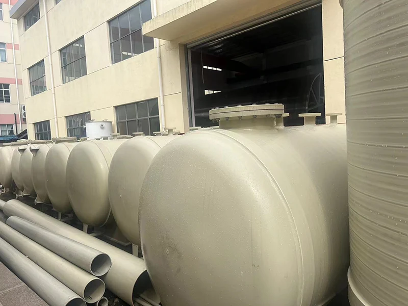 Tanque de armazenamento horizontal em polipropileno