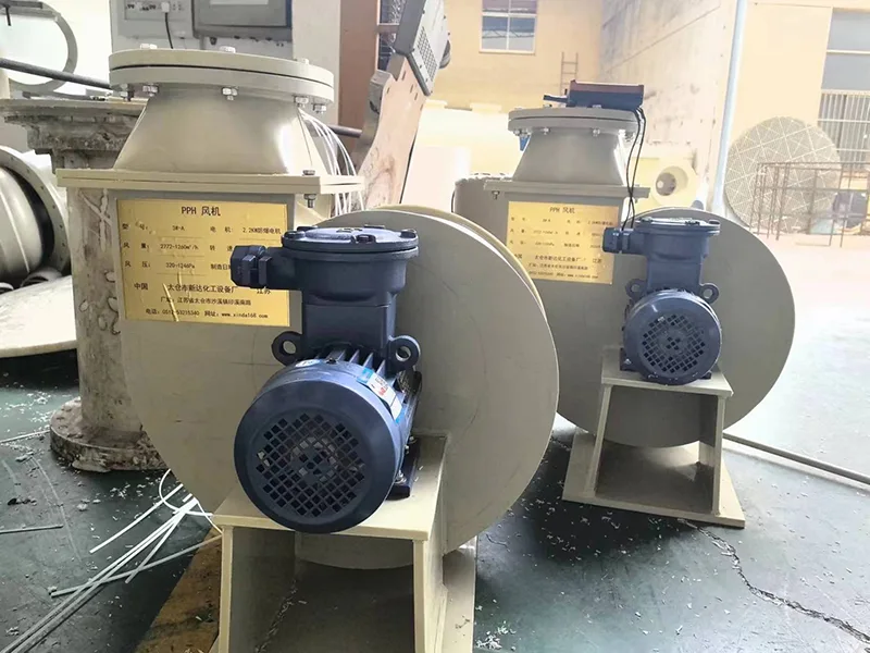 Ventilador anticorrosivo de polipropileno