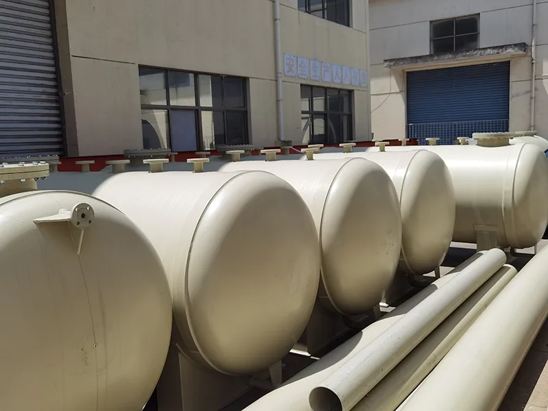 Tanque de armazenamento de material de polipropileno