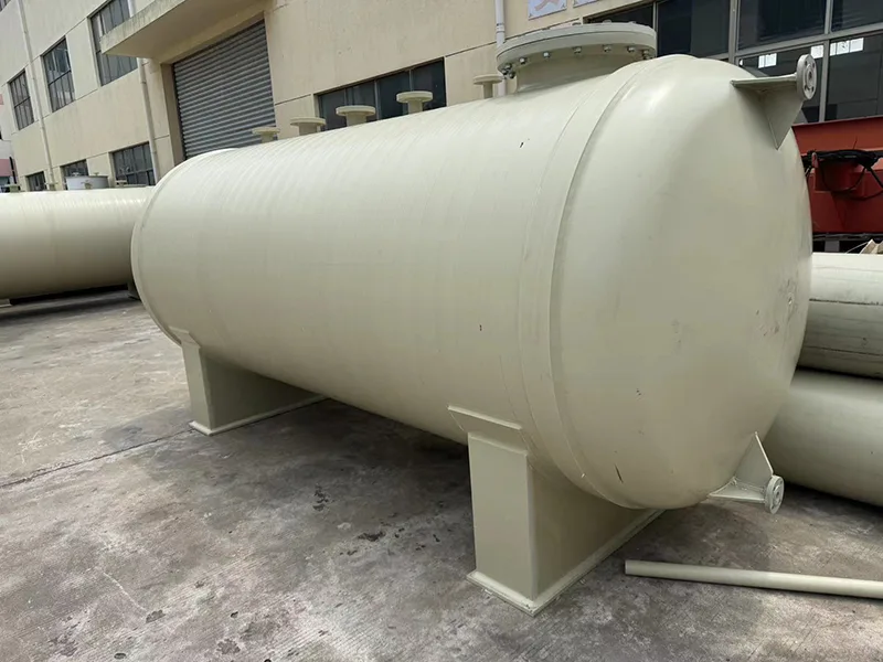 Tanque de armazenamento tipo horizontal PP