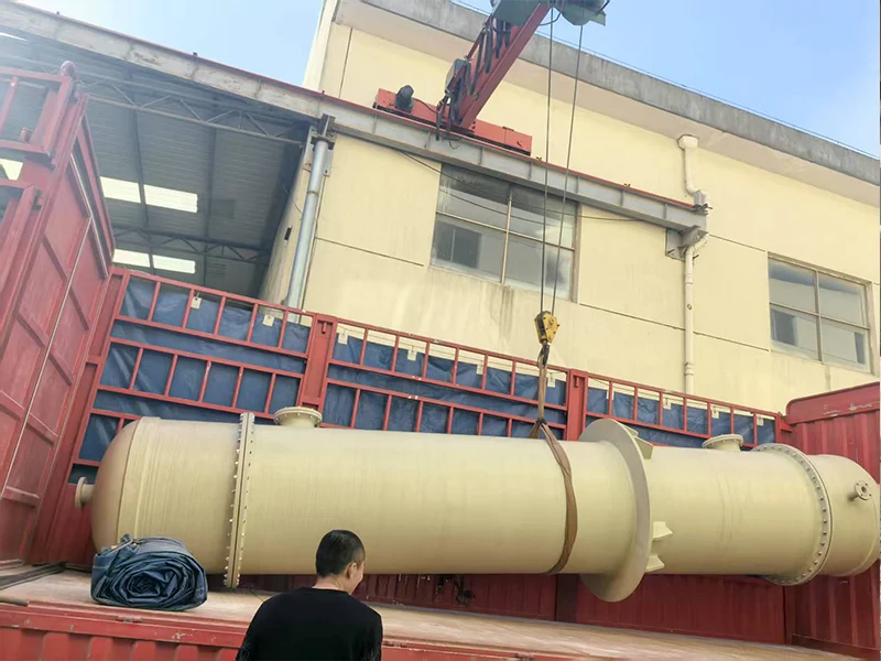 Torre de absorção de gases residuais